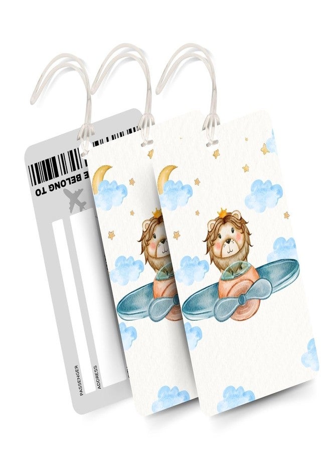 Brandian 01 Qty PVC Luggage Tags & Bag Tags for Suitcases - Dream Theme Graphic, with Silicon Strap (Multicolour) - Image 2